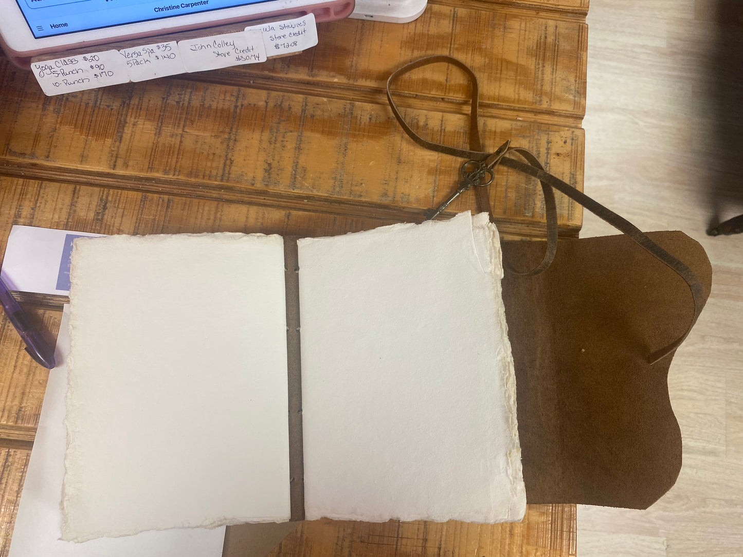 Leather Hand-tooled Journal