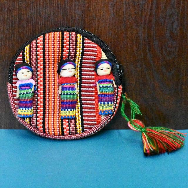 worry doll coin purse
