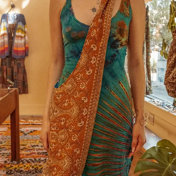 Recycled Silk Crossbody Bag
