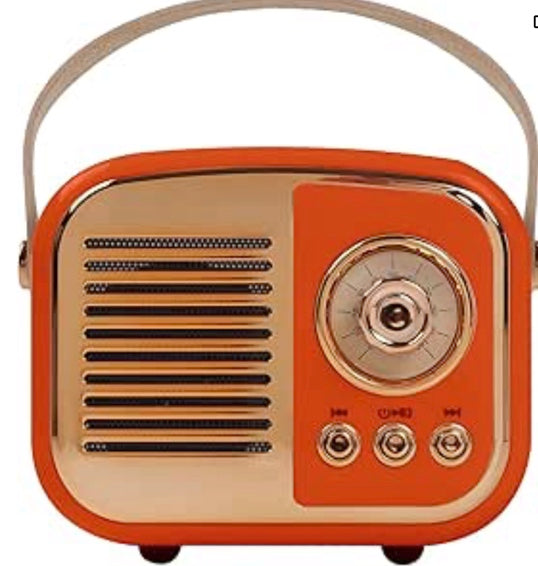 Mini retro Bluetooth speakers-orange color