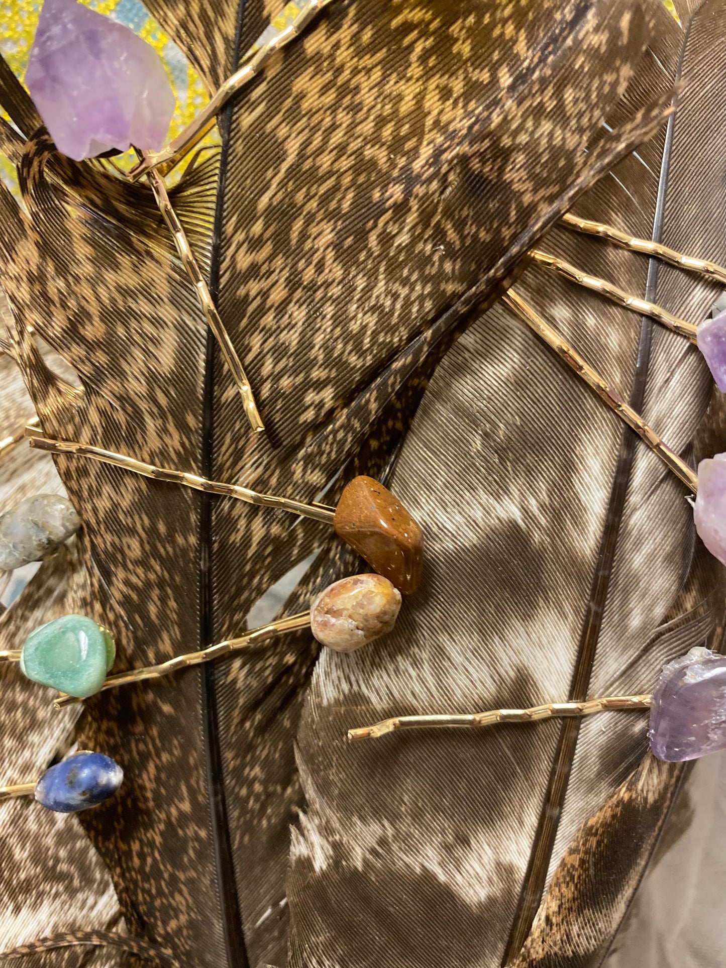 Set of 2 Crystal Hair Pins