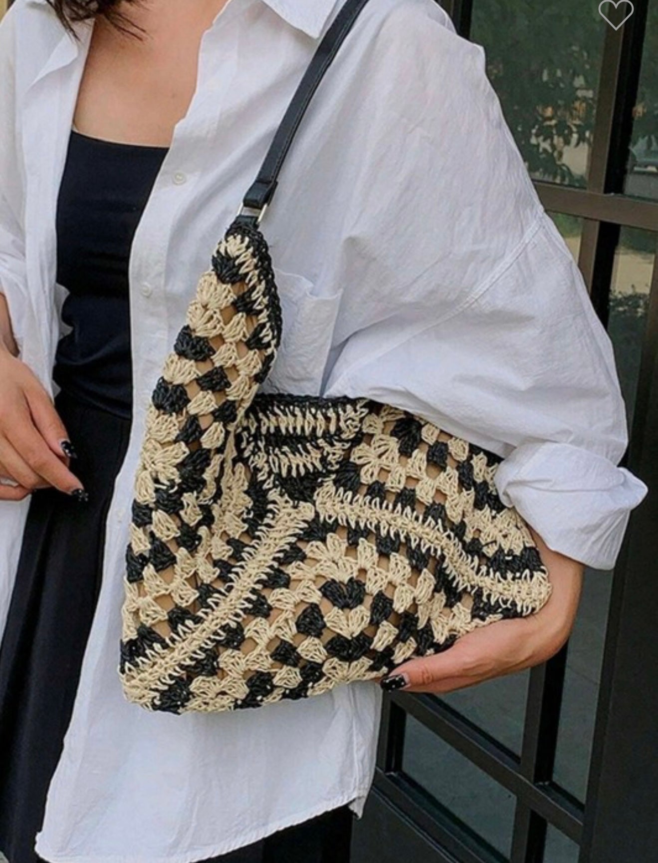 Woven Bucket Bag