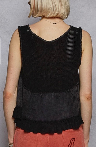 Flame Sleeveless Top