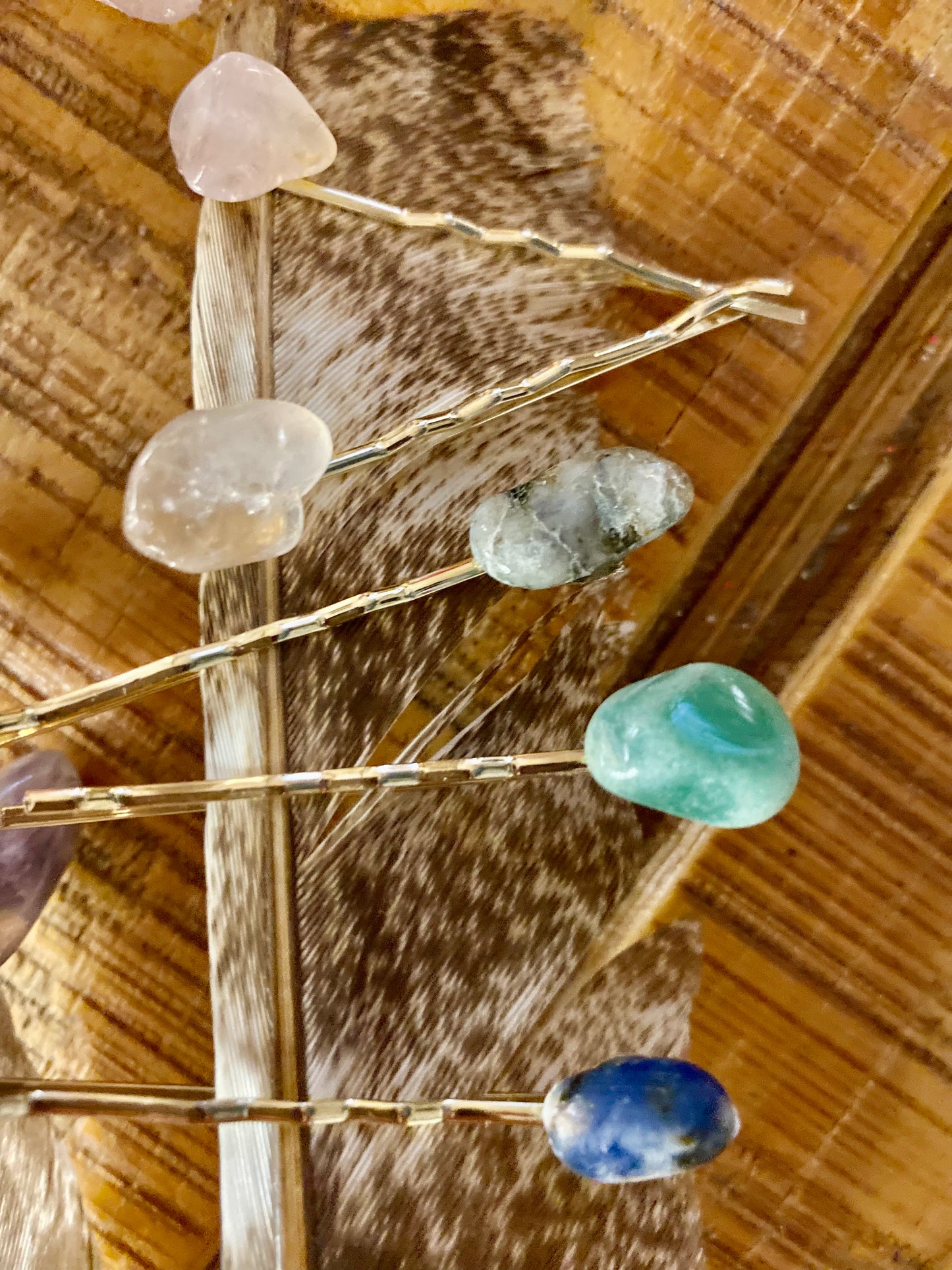 Set of 2 Crystal Hair Pins