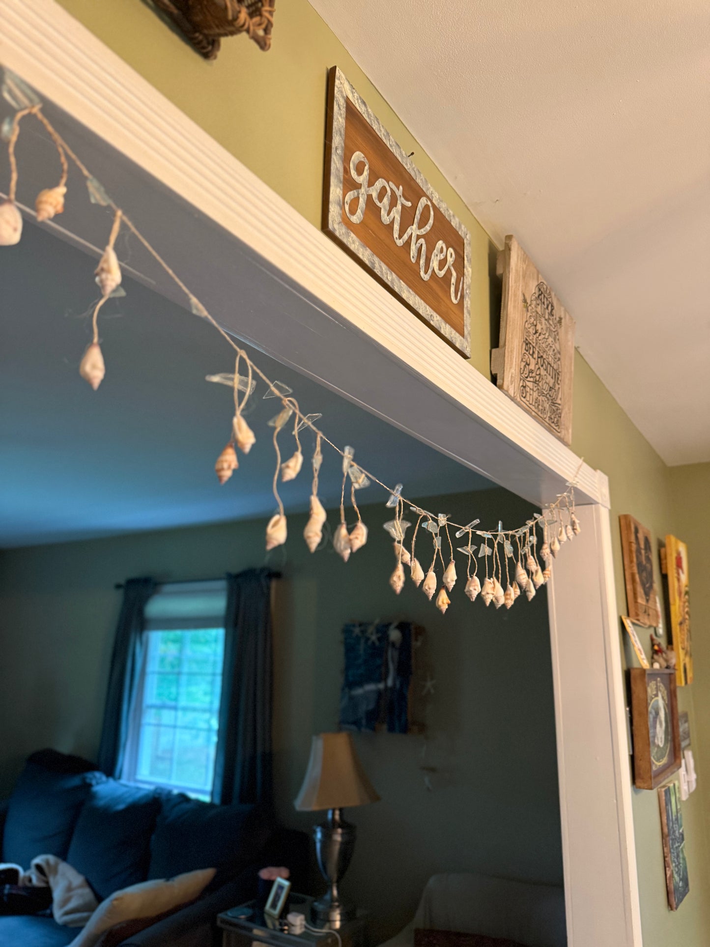 Sea Shell & Sea Glass Delicate Garland