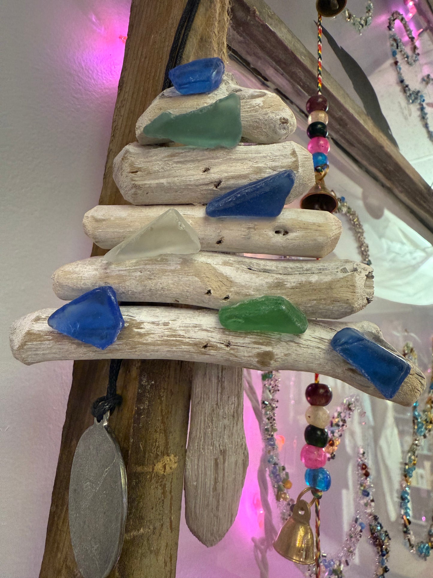 Sea Glass Tree Ornament