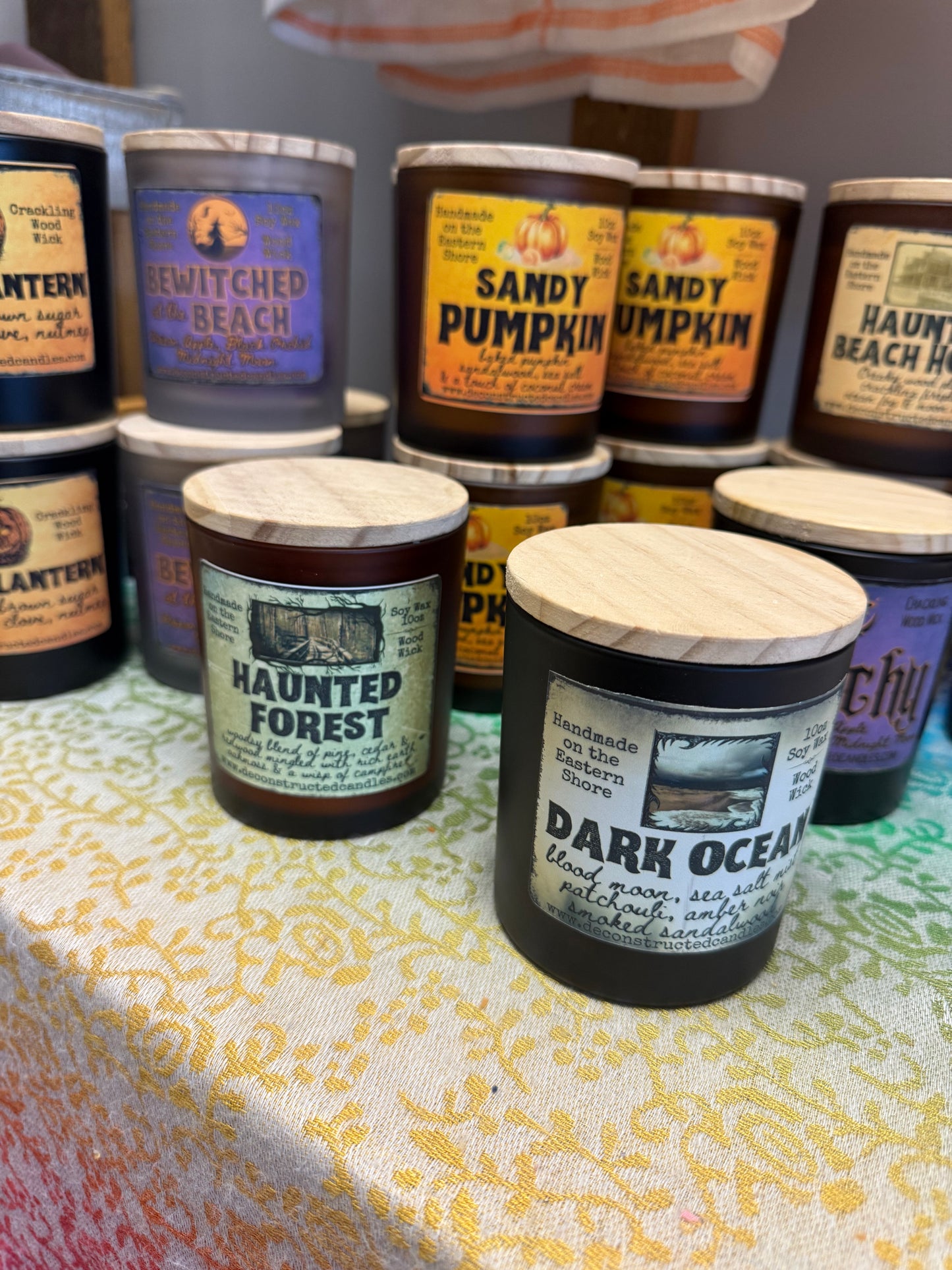 Halloween Deconstructed Candles