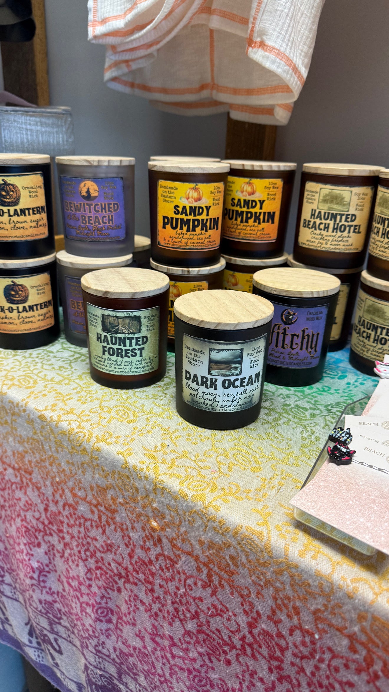 Halloween Deconstructed Candles