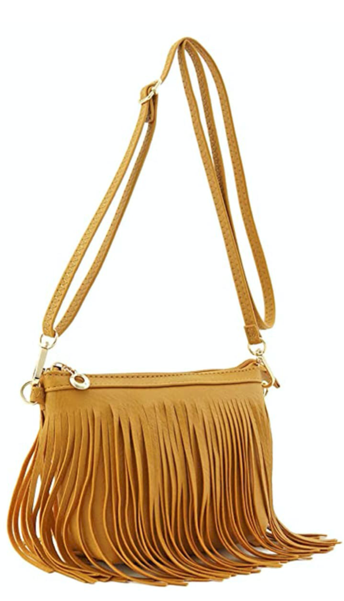 fringe crossbody fringe clutch