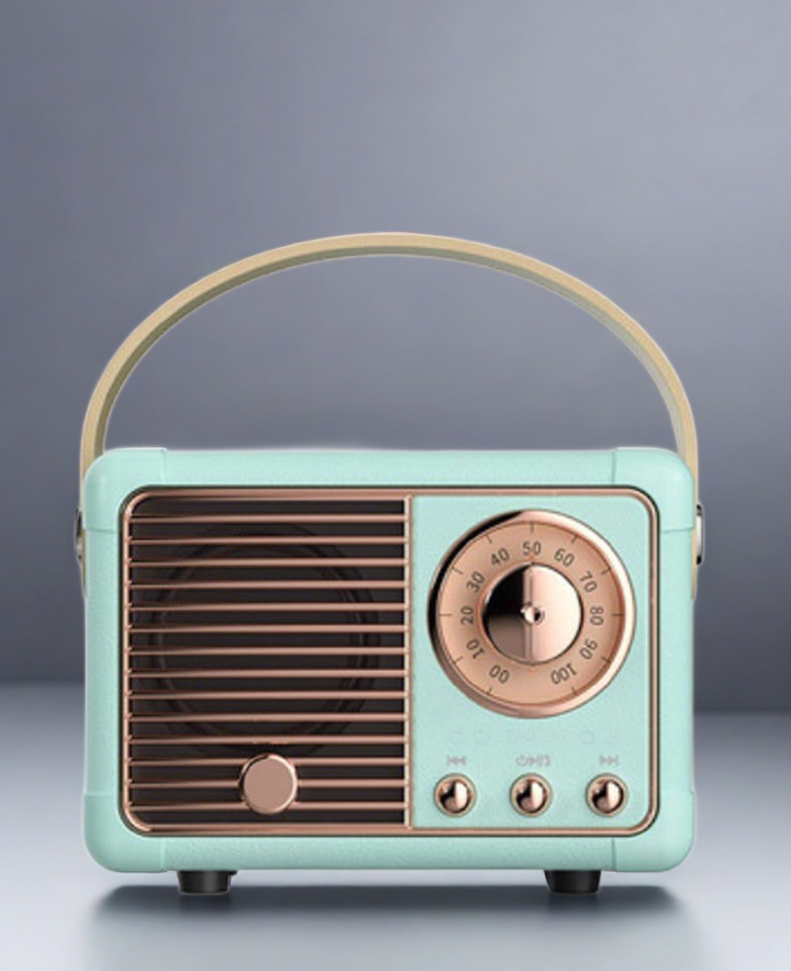 Rechargeable Retro Bluetooth Speaker