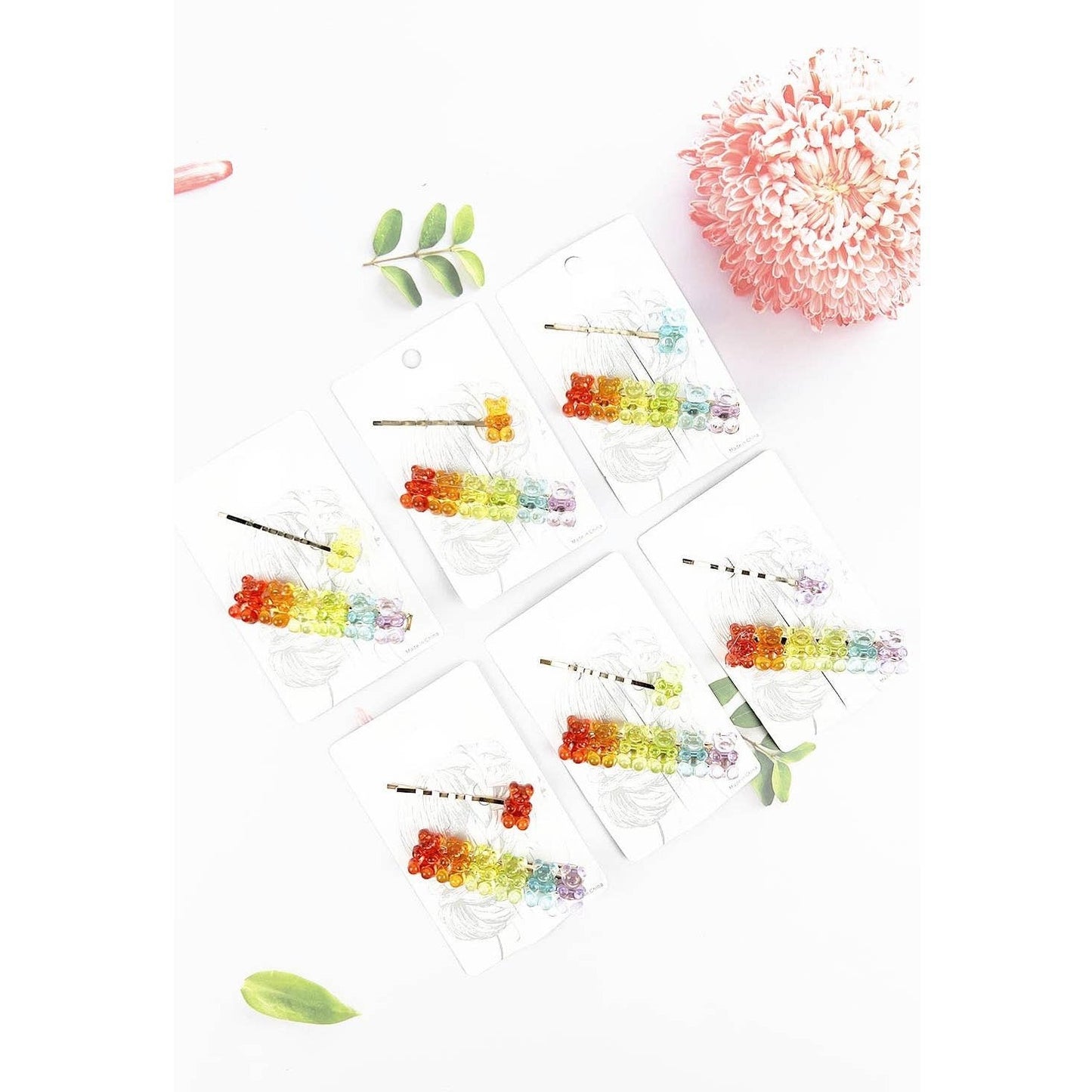 Gummy bear hair accessories