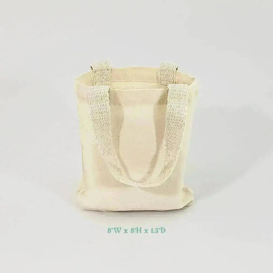 canvas bag with handle straps