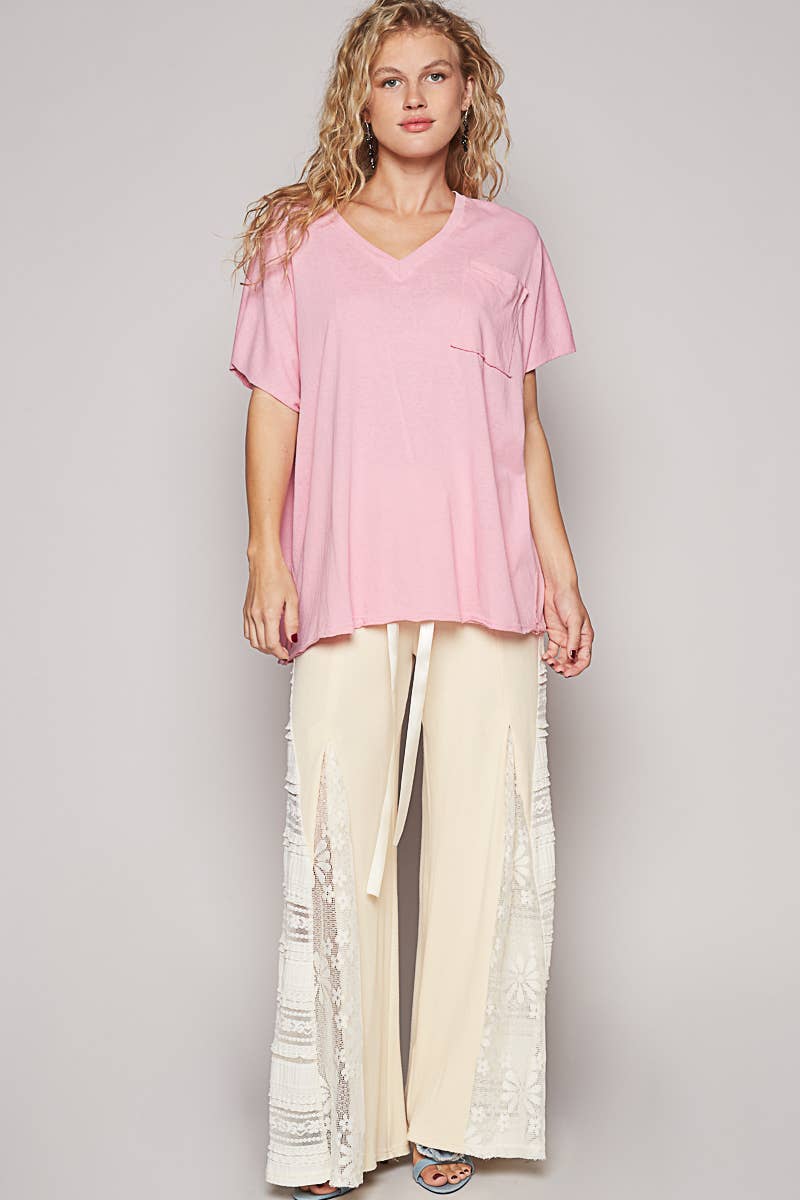 Oversized V-Neck Tee