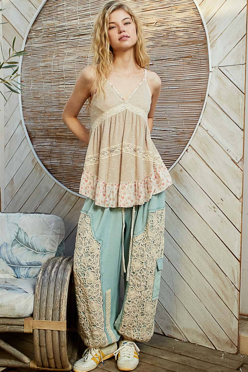 Polly V-neck Tank Tunic top