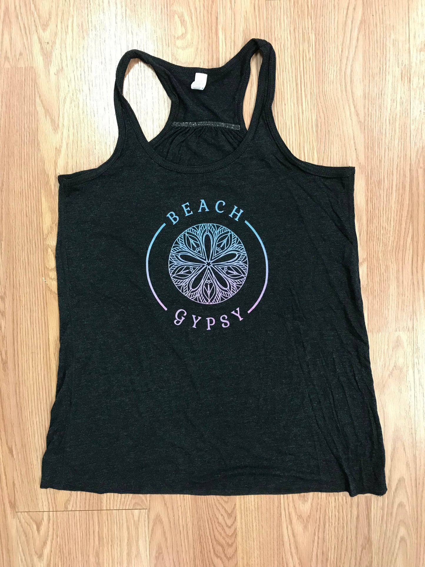 black tank top with Beach Gypsy logo