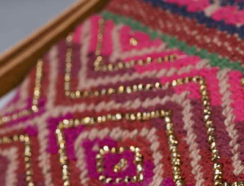 Handmade Patterned Wristlet Clutch