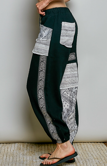 Coastal Boho Patch Pants at Beach Gypsy in Berlin, MD near the beach!