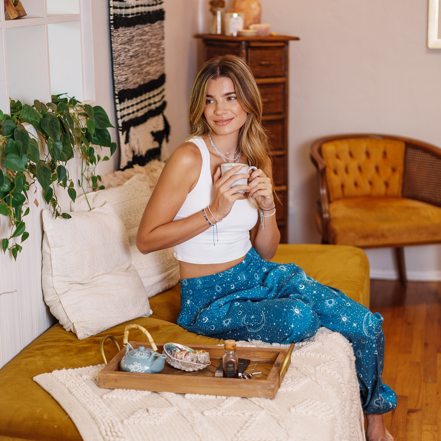 Cosmic Sky Harem Pants