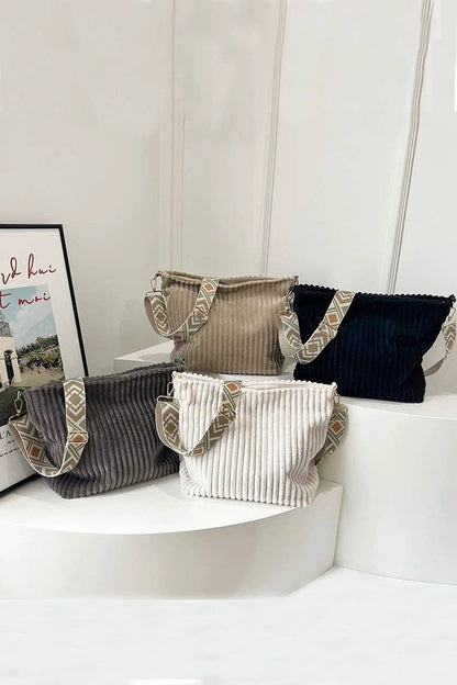 Guitar Strap Corduroy Tote