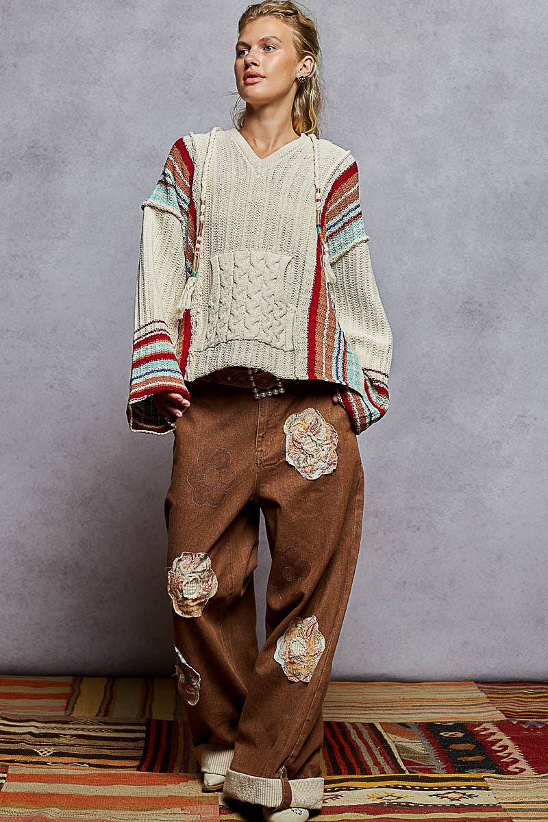 Striped Hoodie Sweater