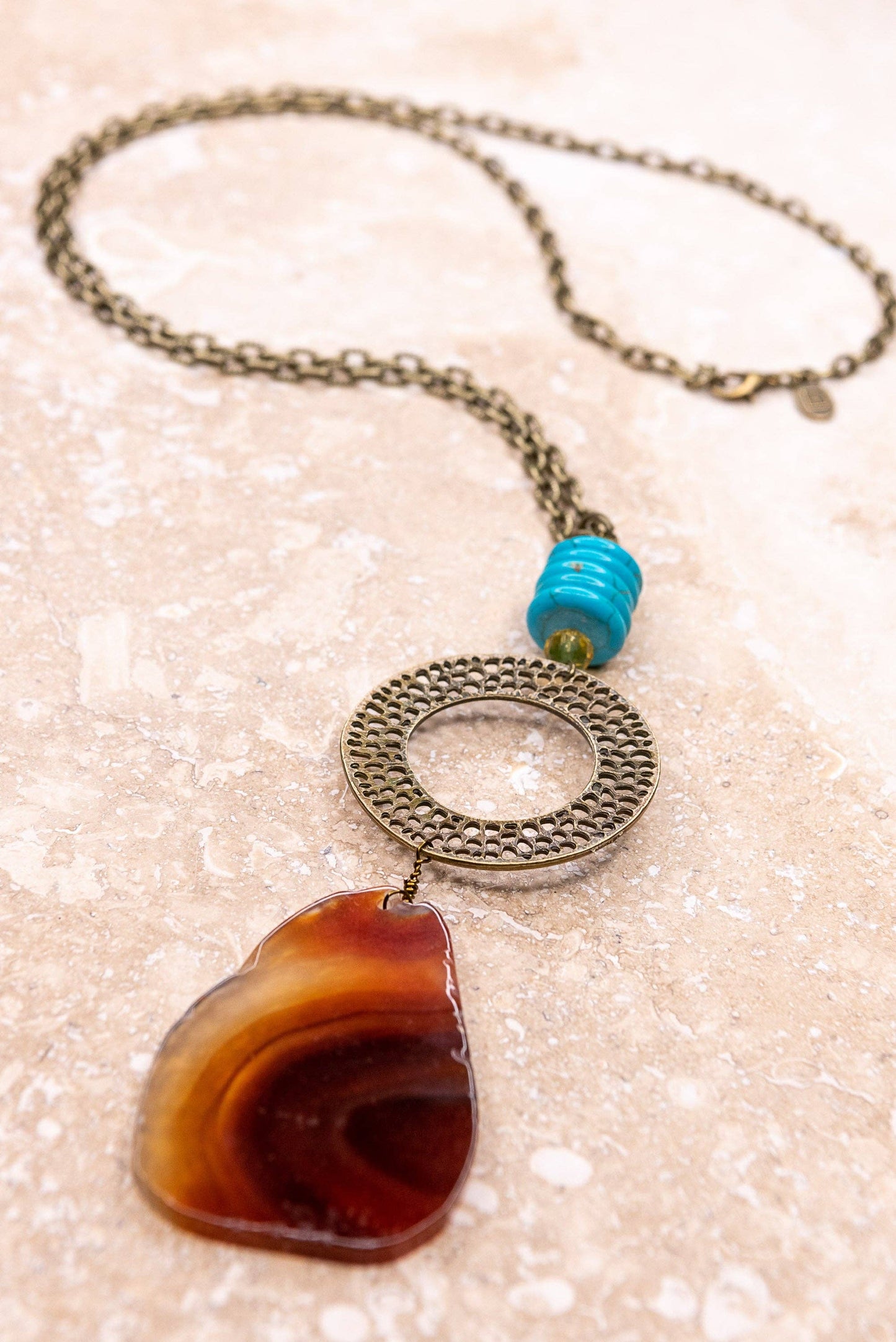 Marcela Bronze Necklace
