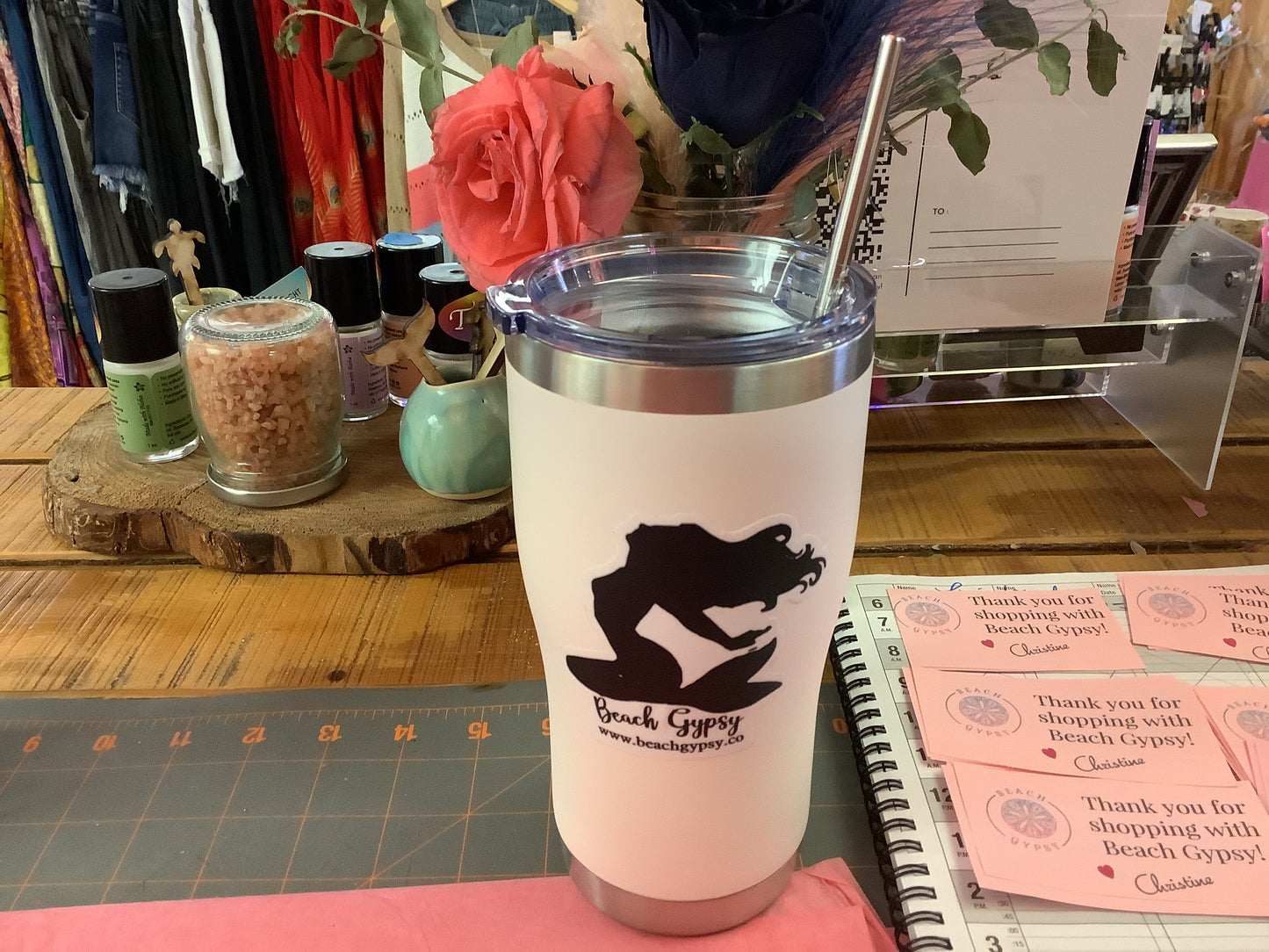 Mermaid insulated cup