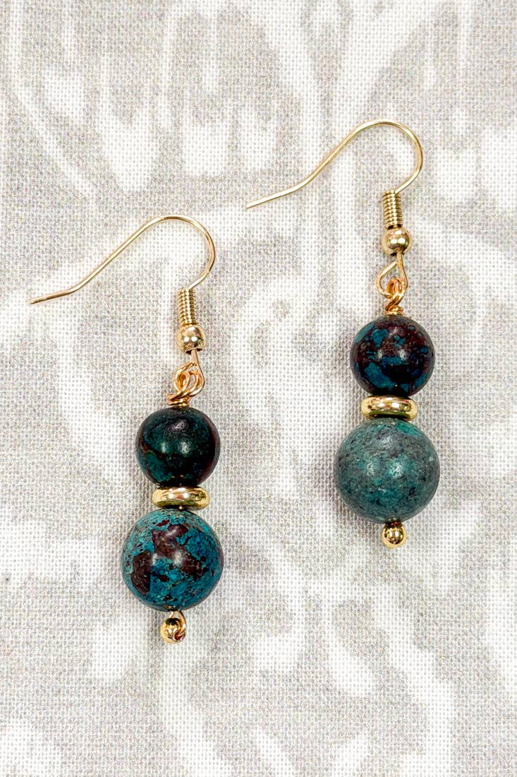 Ruthie Turquoise Dangle Earrings
