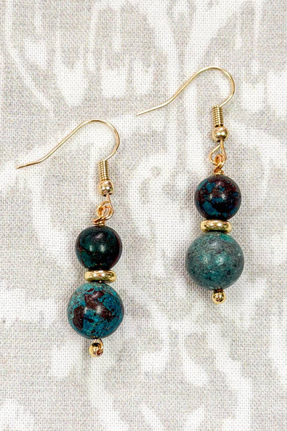 Ruthie Turquoise Dangle Earrings