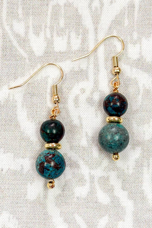 Ruthie Turquoise Dangle Earrings