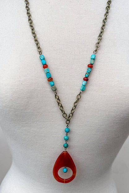 Georgia Necklace Turquoise