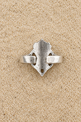 2 Stone Adjustable Stainless Steel Ring - Beach Gypsy