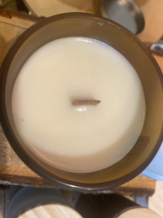 Top view of candle