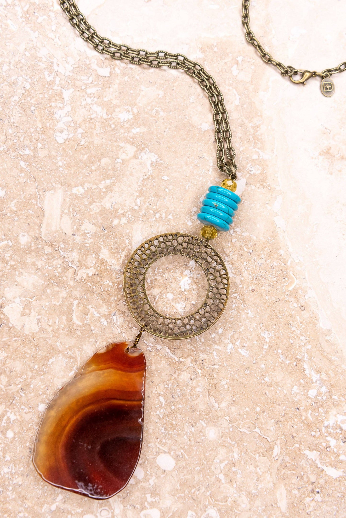 Marcela Bronze Necklace