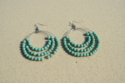 Turquoise Round Earring