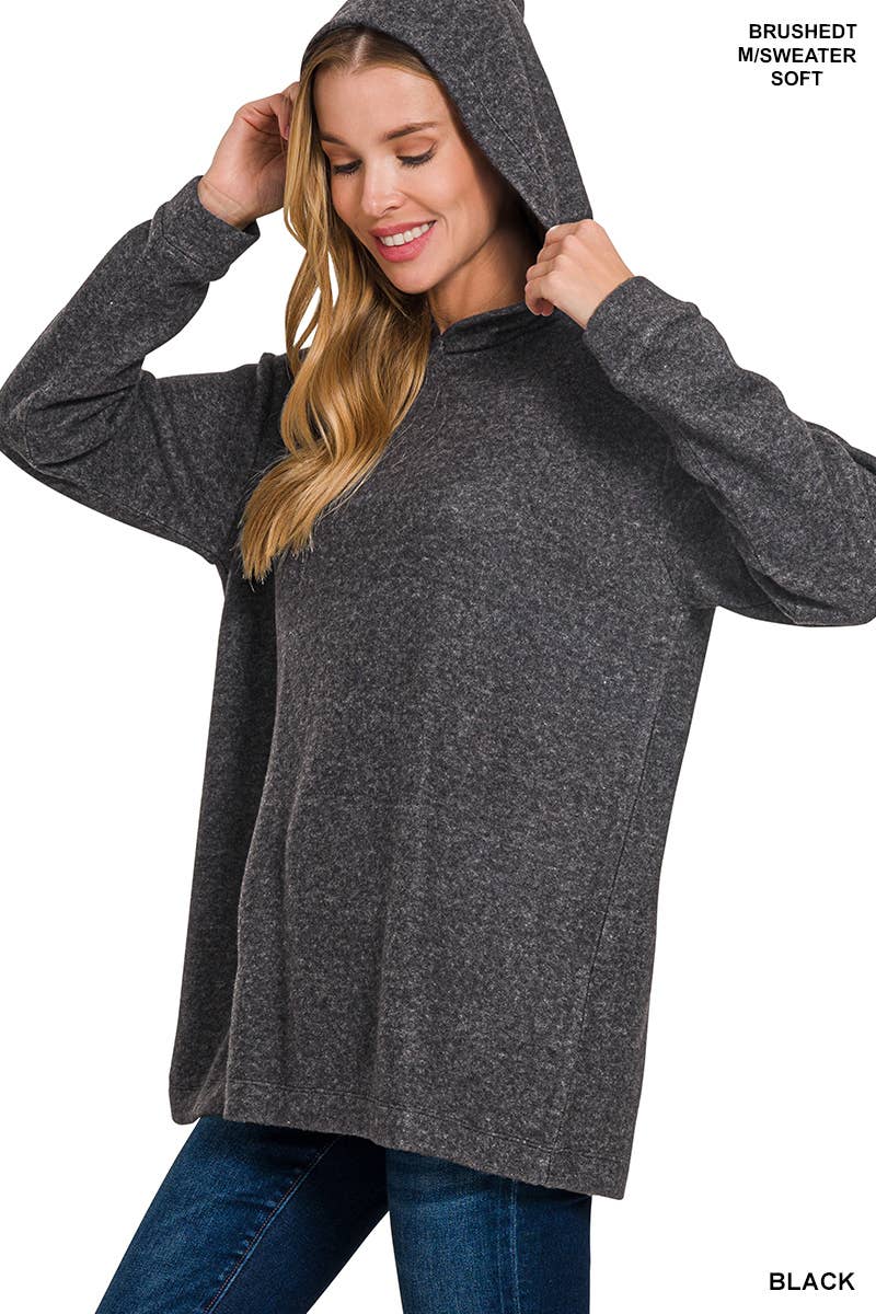 Brushed Hacci Hoodie