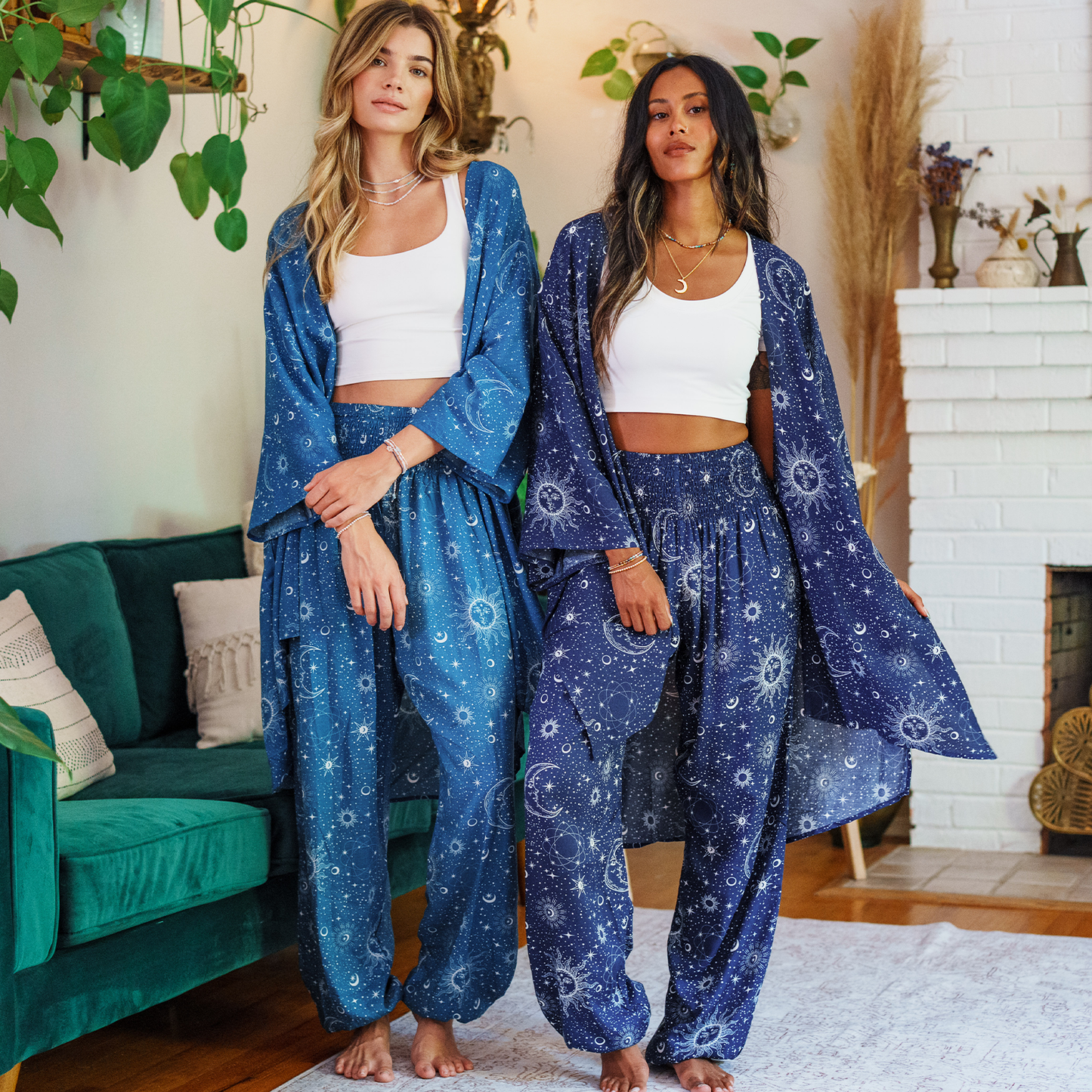 Cosmic Sky Harem Pants