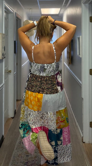 Patch Maxi Dress