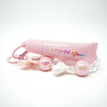 Pink Lip Gloss Bag Charm