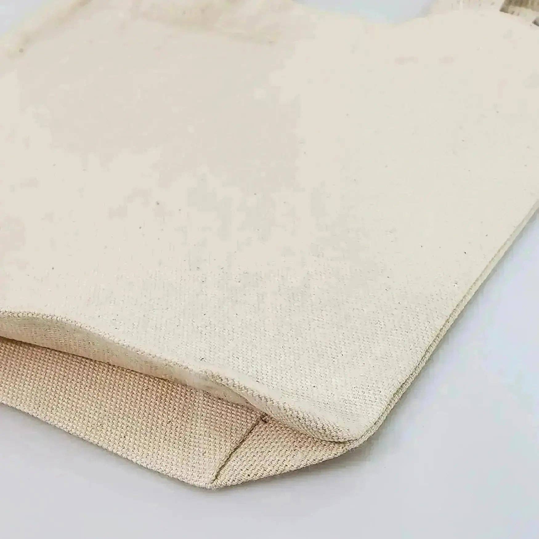 close up of canvas bag