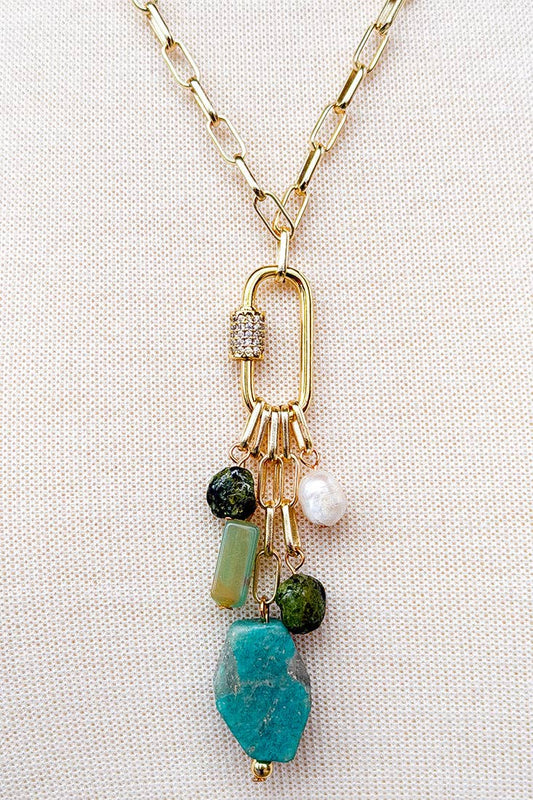 Karla Long Chain Link Necklace