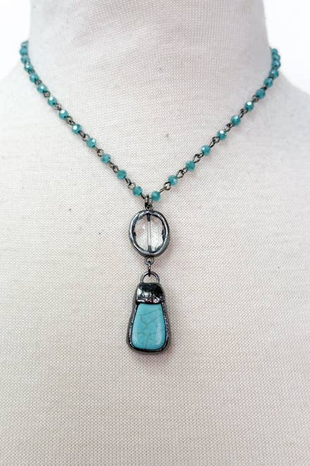 Pica Natural Jade Bead Necklace