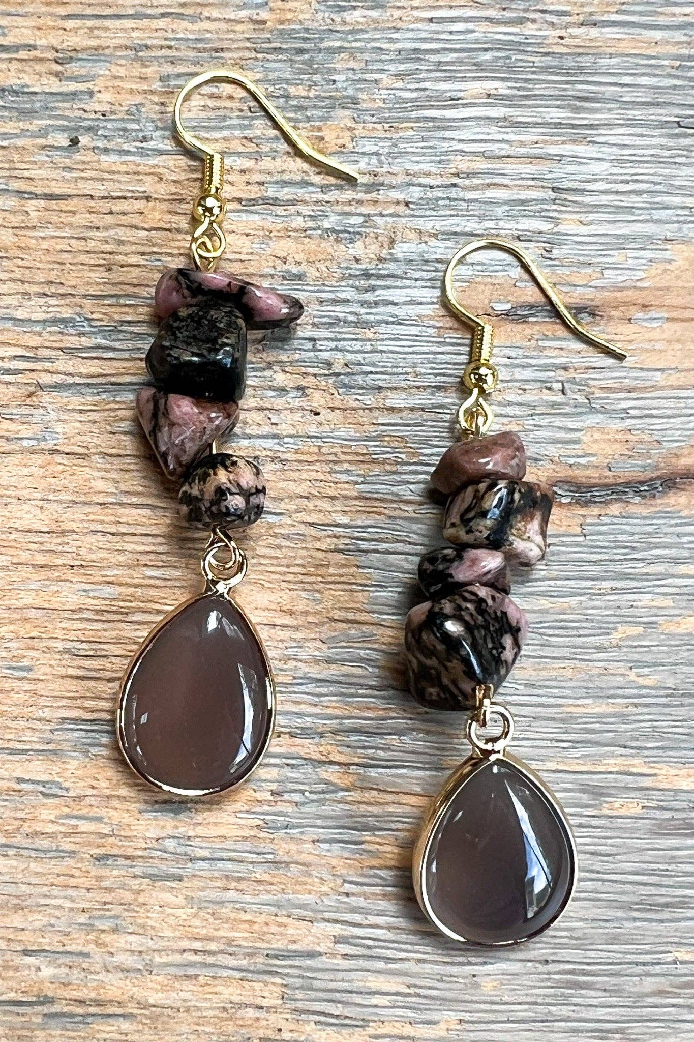 Rhodonite Earrings