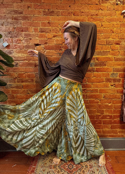 Hand Dyed Palazzo Pants