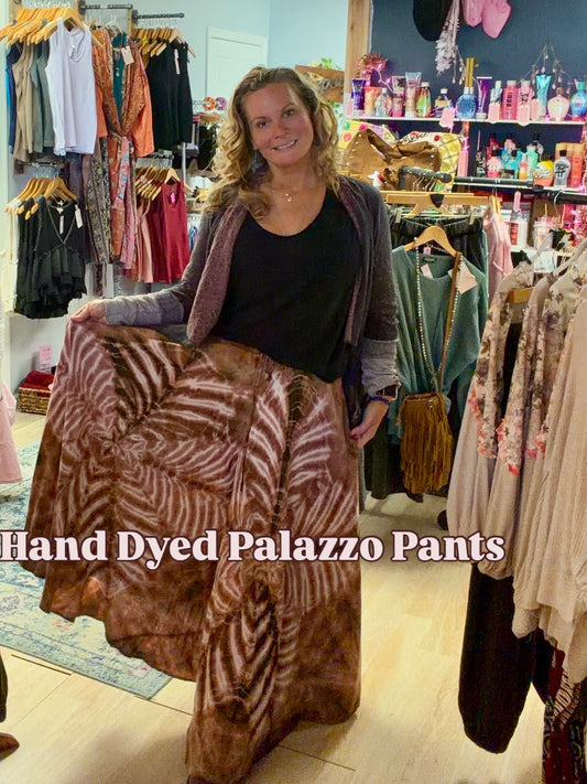 Hand Dyed Palazzo Pants
