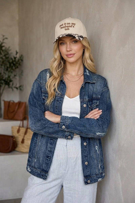 Put It On My Husband's Tab Baseball Hat