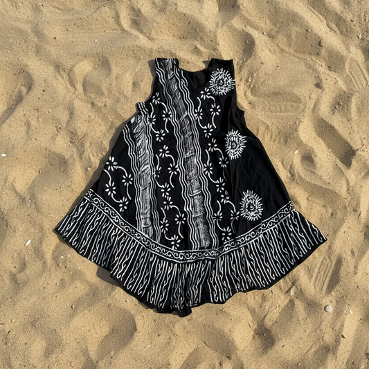 Coastal Ink Black & White Dress