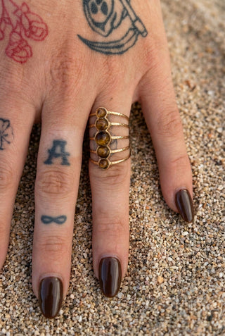 5-Stone Bohemian Ring