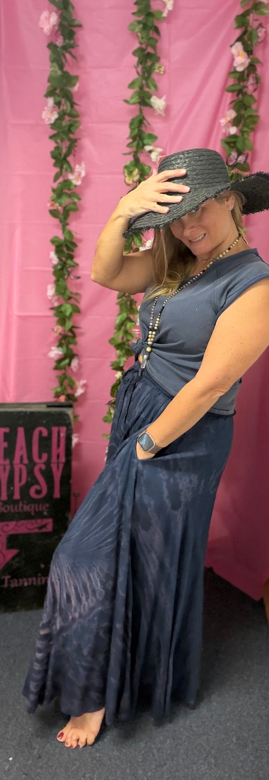 Hand Dyed Palazzo Pants