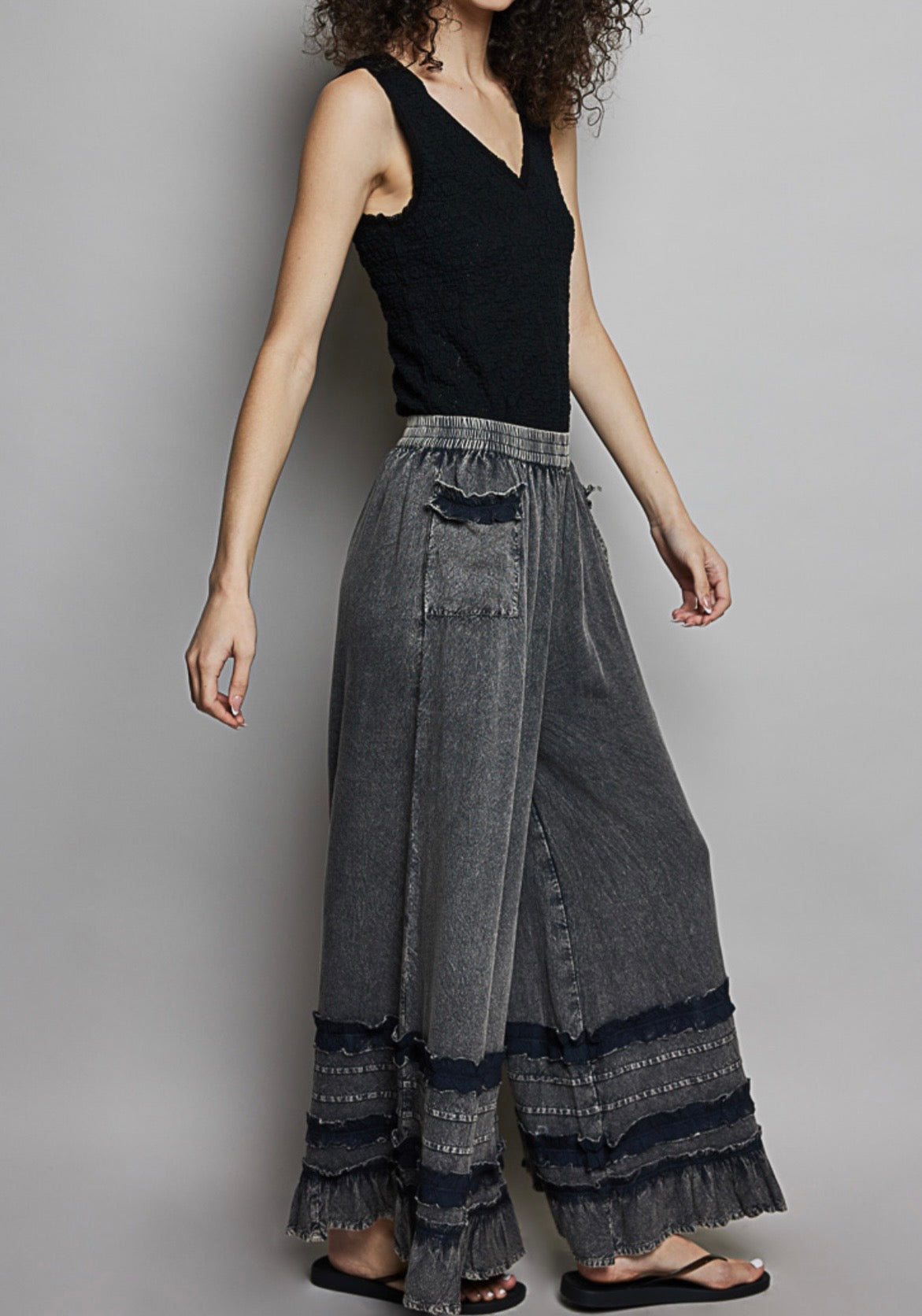 Smoke Show Ruffle Pants