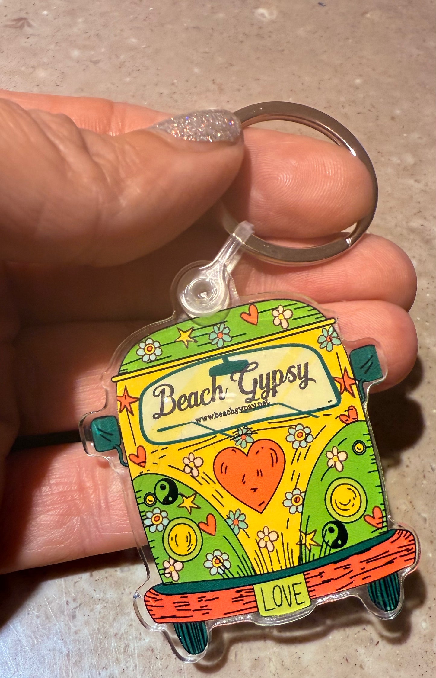 Beach Gypsy Key Chain